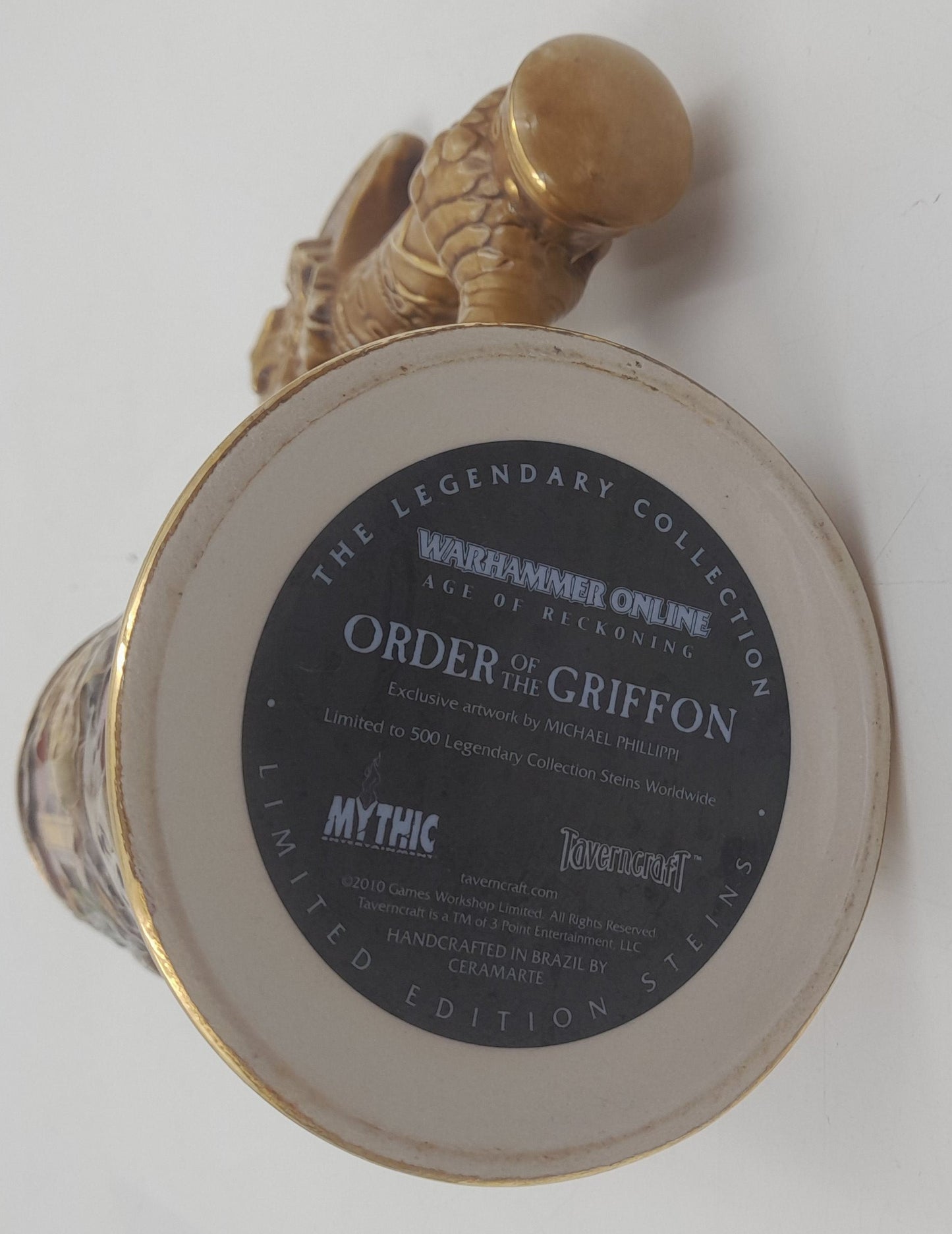 Chope de Collection Warhammer Online – Order of the Griffon – Édition Limitée 500 Exemplaires