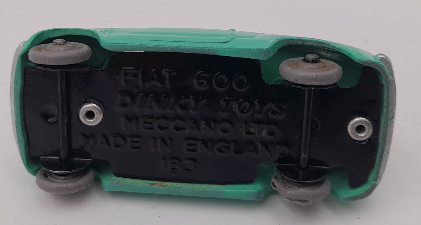Dinky Toys 183 FIAT 600 – 1/43 – Meccano England – restaurée pro – vintage