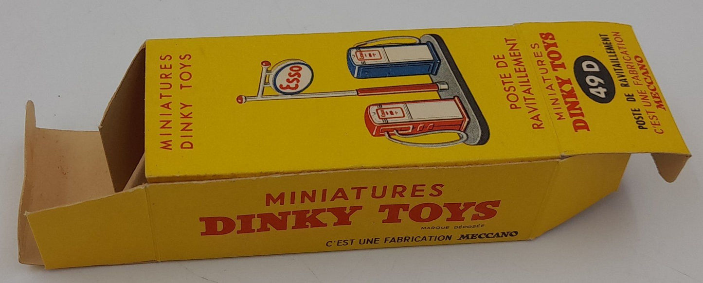 Dinky Toys 49D Poste ESSO avec Boîte d’Origine – Proche du Neuf