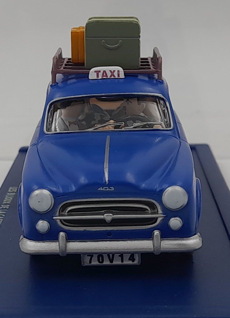 Tintin Voiture 1:43 Taxi Peugeot 403 Castafiore Moulinsart