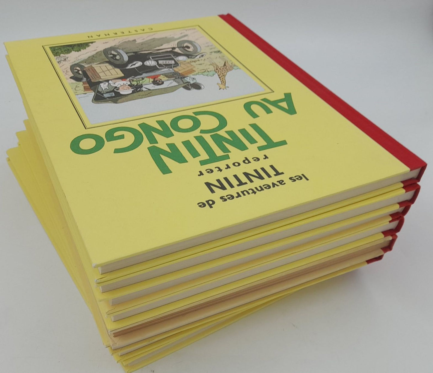 Tintin Lot – Série de 8 Fac-similés Noir & Blanc – Casterman – Très Bon État