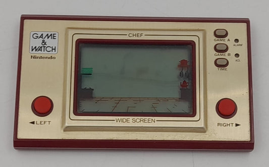 Nintendo Game & Watch CHEF (1981) – Modèle FP-24 – Fonctionnel + Cache pile d’origine