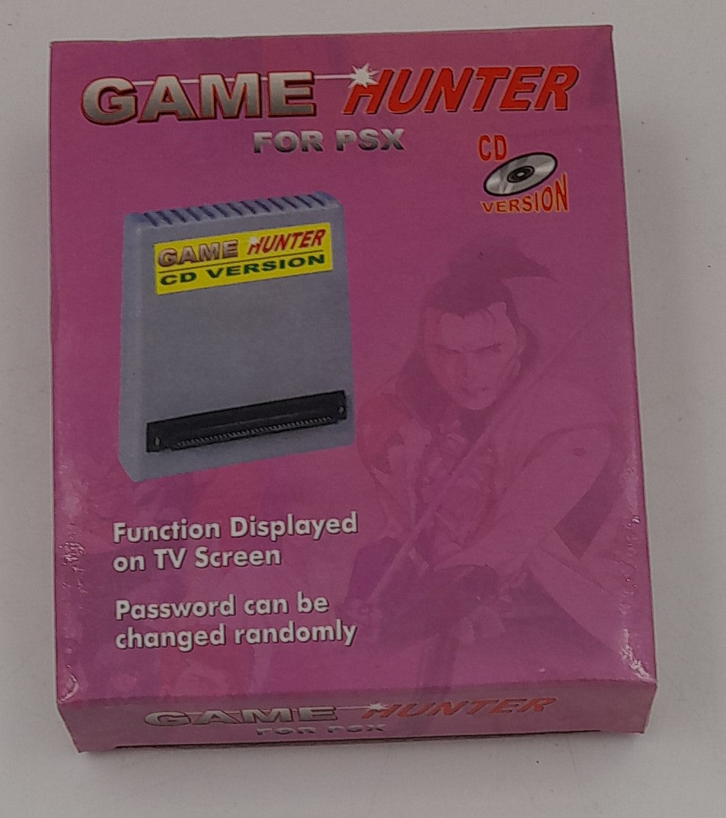 Game Hunter CD Version pour PSX / PS1  – Carte de Cheat & Boot Import + Boîte & Notice