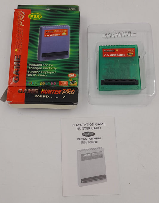 Game Hunter Pro PS1 / PSX – Cartouche Cheat & Boot CD Version – Full Colors