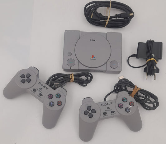 Sony PlayStation Classic – Mini Console (20 jeux intégrés) + 2 manettes – SCPH-1000R