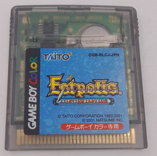 Estpolis Game Boy Color TAITO Nintendo CGB-BLCJ-JPN Cartouche transparente originale