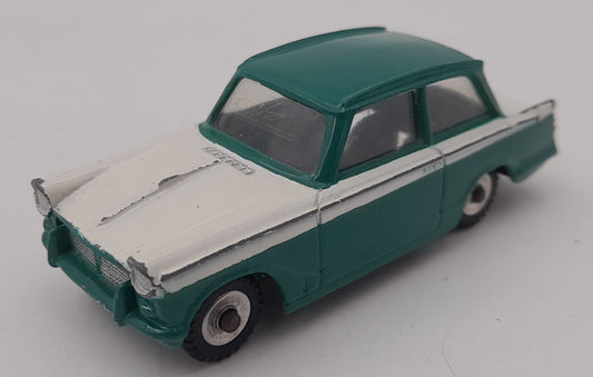 Dinky Toys 189 Triumph Herald 1/43 Meccano England Vintage Diecast Verte & Blanche – Restaurée Pro – Plaque Suisse