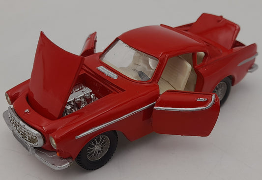 Dinky Toys 116 Volvo 1800S rouge 1/43 Meccano England vintage métal ouvrants restaurée légère