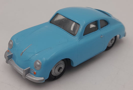 Dinky Toys 182 Porsche 356A 1/43 Meccano England Restaurée Pro Bleu Clair Diecast Vintage