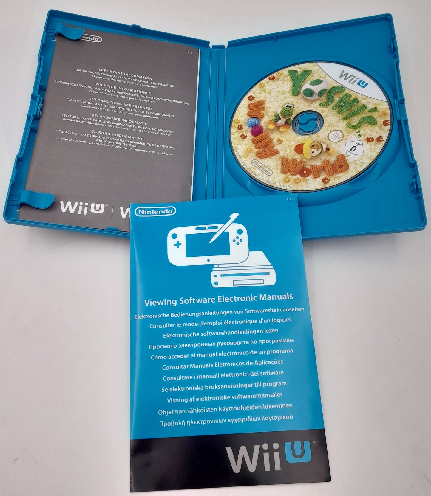 Nintendo Wii U Yoshis Woolly World Jaquette Francais