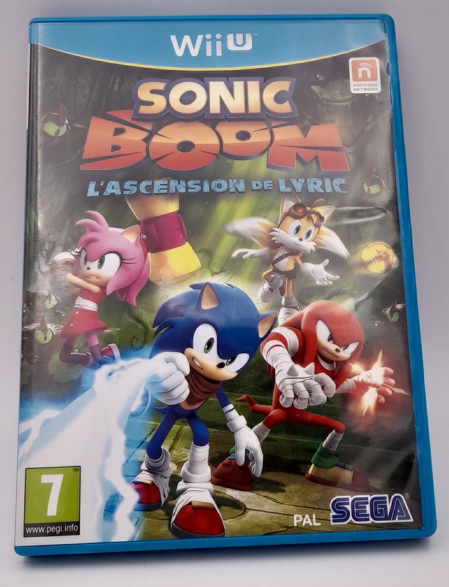 Nintendo Wii U Sonic Boom L ascension de Lyric complet parfait etat jaquette francais