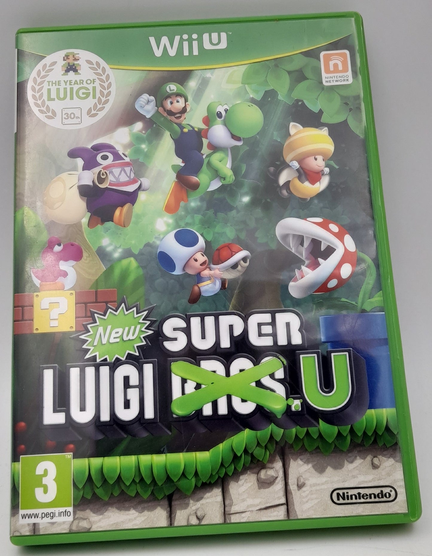 Nintendo Wii U New Super Luigi U complet parfait etat jaquette francaise pin non gratte