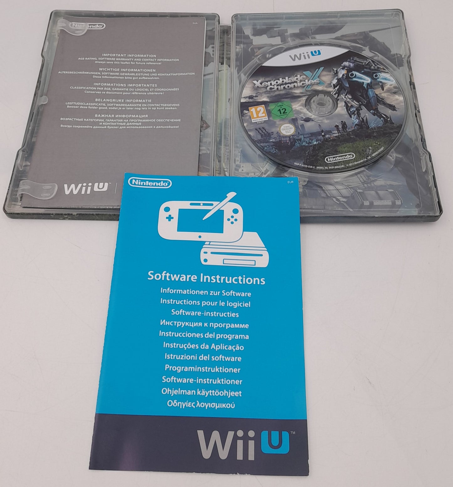 Nintendo Wii U Xenoblade Chronicles X Steelbook edition metal complet parfait etat