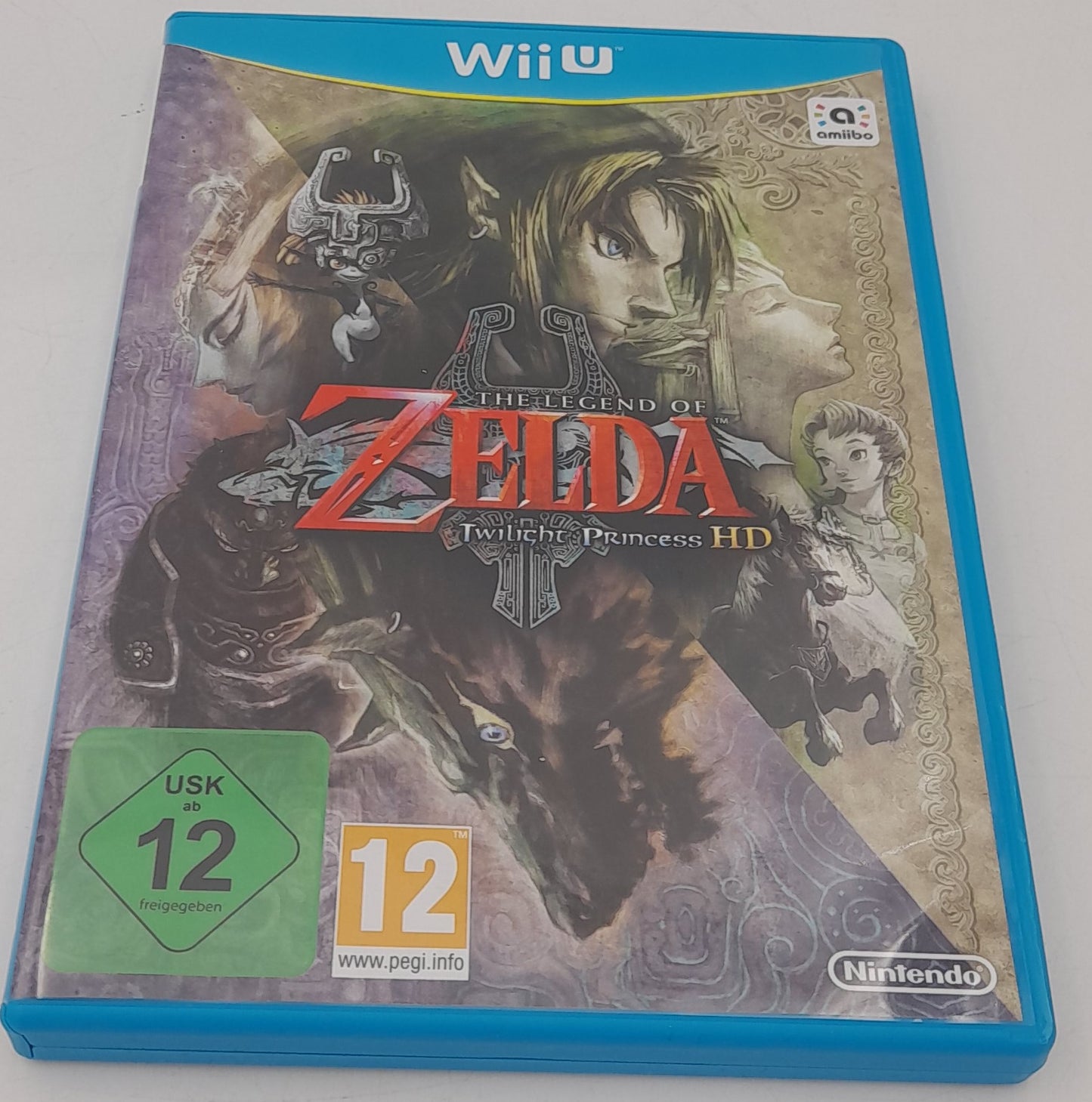 Nintendo Wii U The Legend of Zelda Twilight Princess HD complet en parfait état jaquette anglaise
