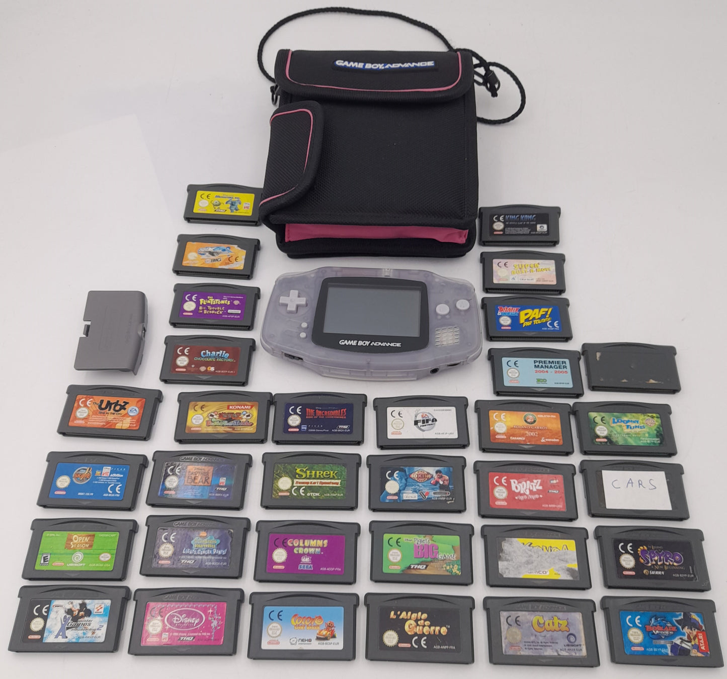 Console Nintendo Game Boy Advance avec 33 jeux originaux Nintendo lot