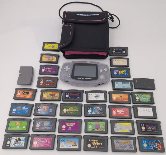 Console Nintendo Game Boy Advance avec 33 jeux originaux Nintendo lot