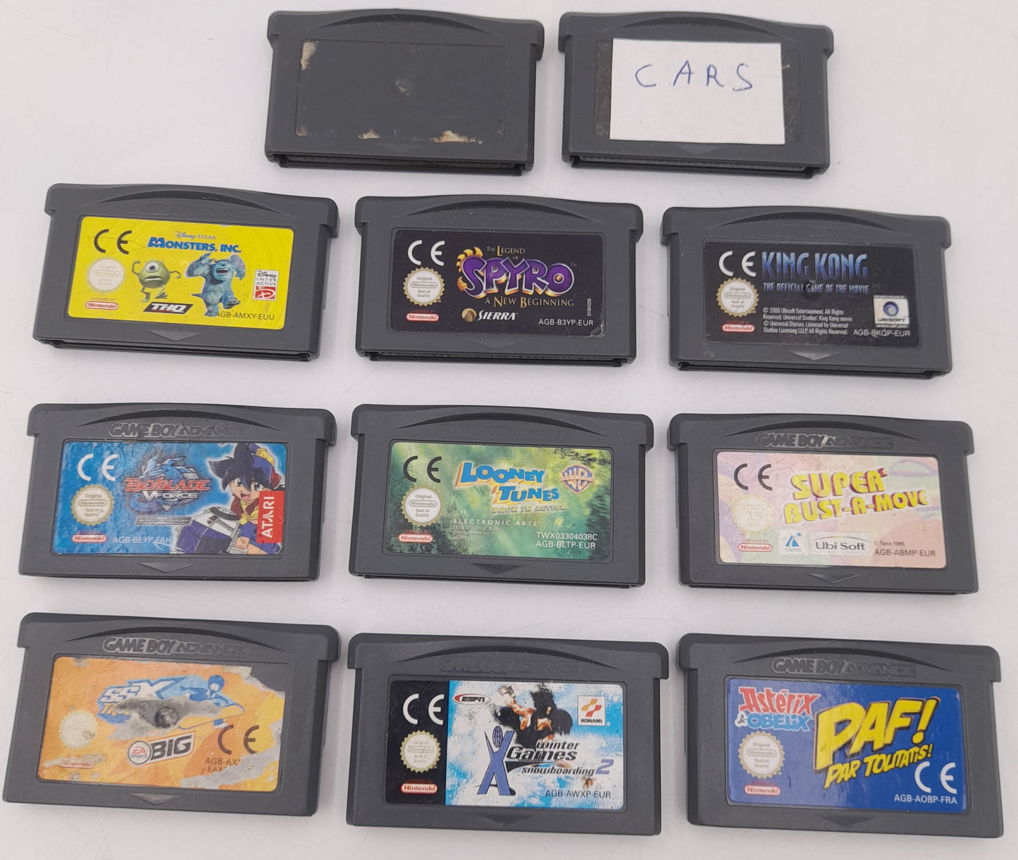 Console Nintendo Game Boy Advance avec 33 jeux originaux Nintendo lot