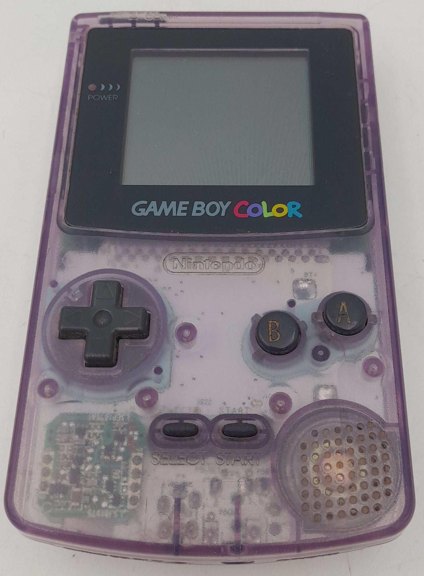 Console Nintendo Game Boy Color transparente avec 30 jeux originaux Nintendo