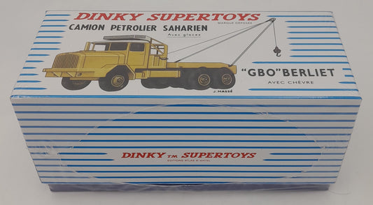 Dinky Supertoys 888 Camion pétrolier saharien GBO Berliet Atlas avec boite