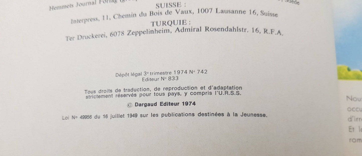 Astérix – Le Cadeau de César – EO 1974 – Goscinny & Uderzo – Dargaud