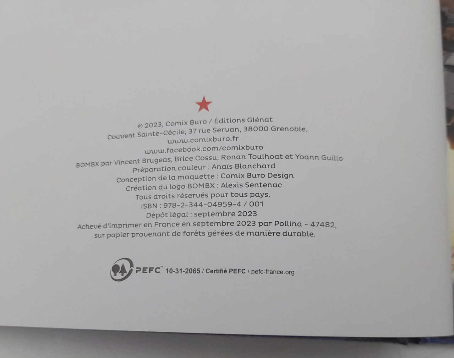 Bomb X – BD SF moderne par Brugeas & Toulhoat - Comix Buro