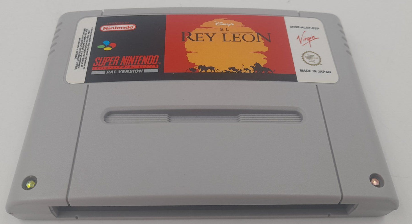 Cartouche Super Nintendo SNES – El Rey Leon (PAL ESP) – Très bon état