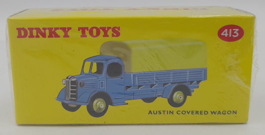 Dinky Toys 1:43 Atlas – Austin Covered Wagon 413 (bleu / jaune clair)
