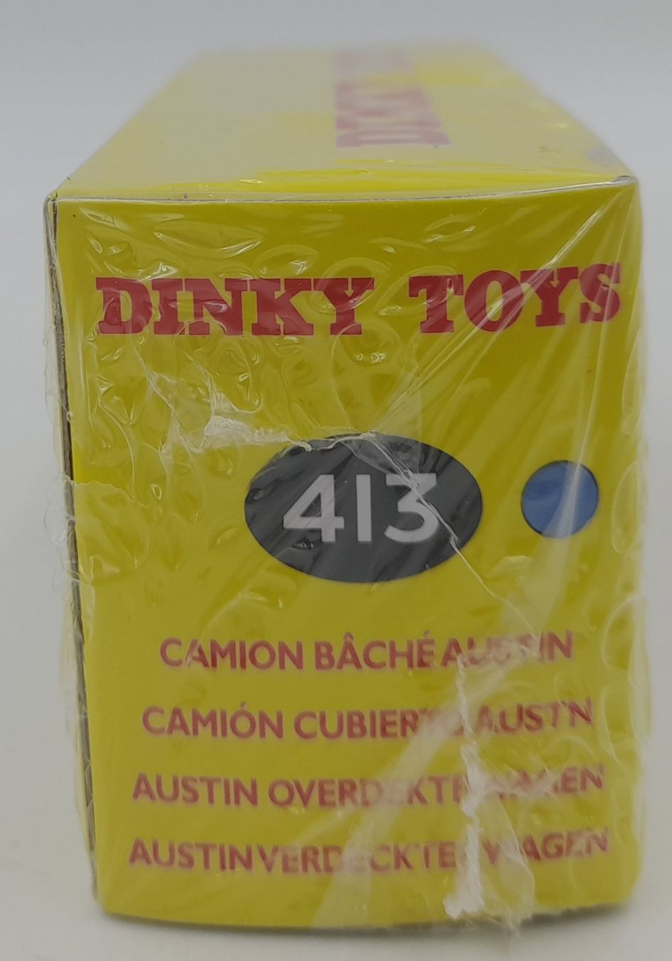 Dinky Toys 1:43 Atlas – Austin Covered Wagon 413 (bleu / jaune clair)