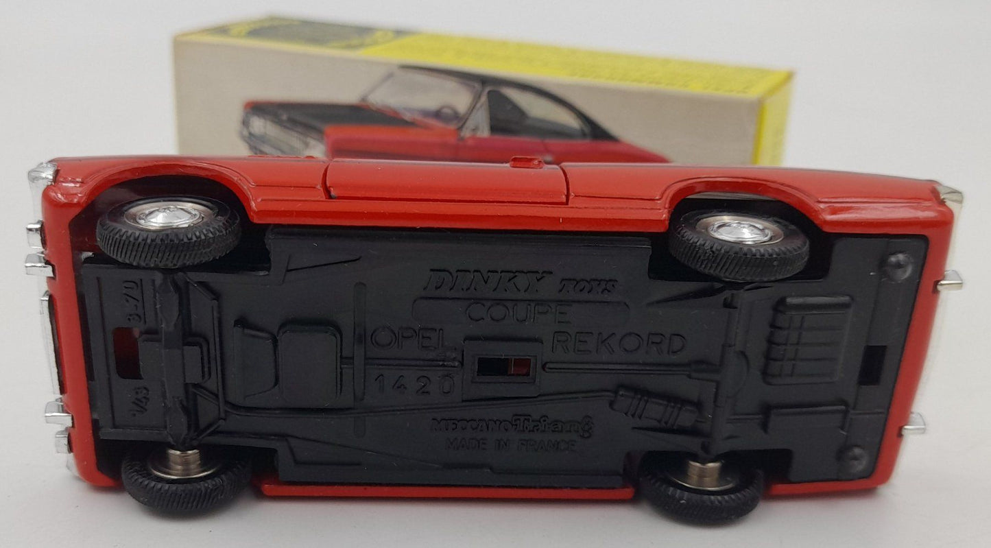 Dinky Toys Opel Commodore 1420 avec boîte d’origine – Meccano Tri-ang France – 1/43