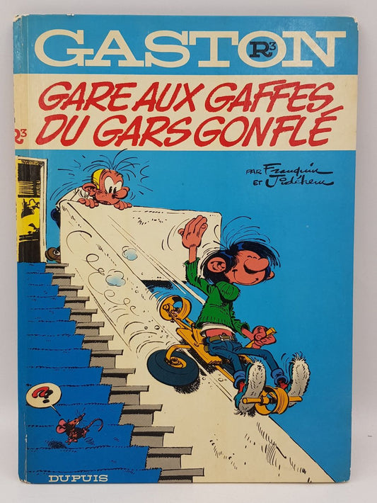 Gaston R3 – Gare aux Gaffes du Gars Gonflé – Édition Originale 1973 – Franquin & Jidéhem