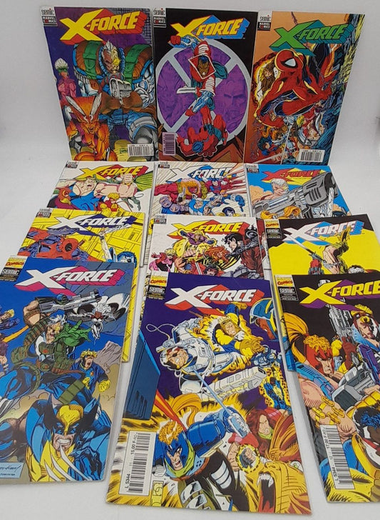 Lot Marvel X-Force N°1 à 12 – Semic 1992–1994 – Comics Français