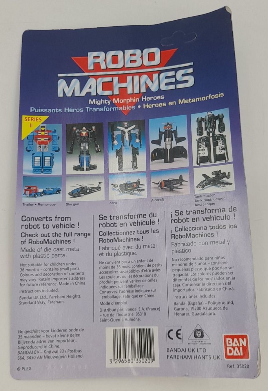 Lot 5 Robo Machines Mighty Morphin Heroes Gobots 90s