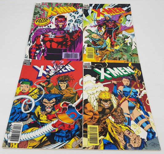 Lot 9 Marvel / Comics X-Men – Édition Semic – Entre N°1 et N°25