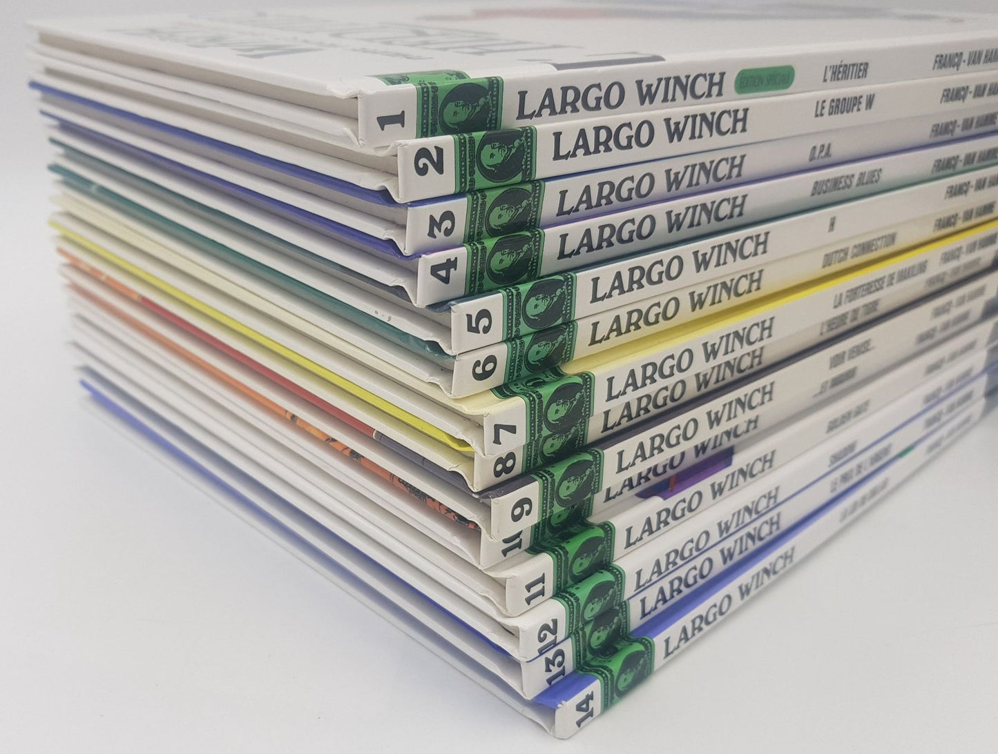 Largo Winch Lot BD T.1 à T.14 – Van Hamme & Franq – Dupuis – 7 EO