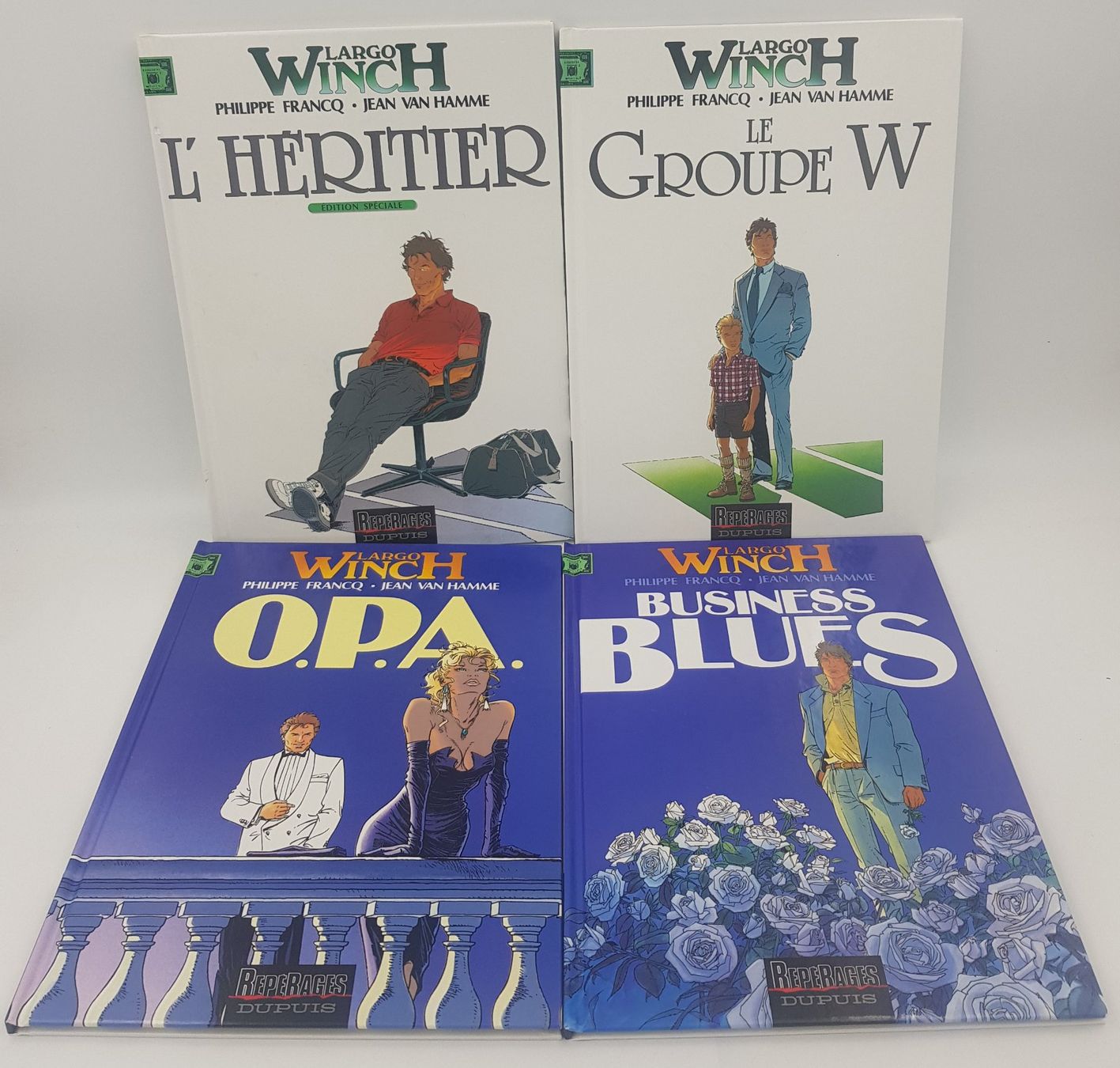 Largo Winch Lot BD T.1 à T.14 – Van Hamme & Franq – Dupuis – 7 EO