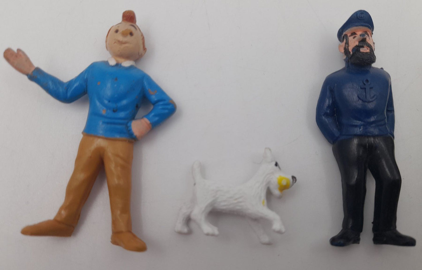 Tintin Lot de 11 figurines – Le Lac aux Requins – Esso Belvision 1973