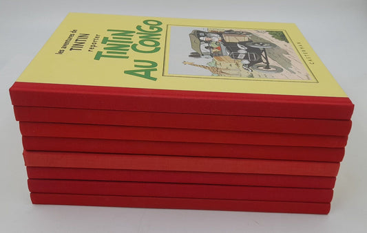 Tintin Lot – Série de 8 Fac-similés Noir & Blanc – Casterman – Très Bon État
