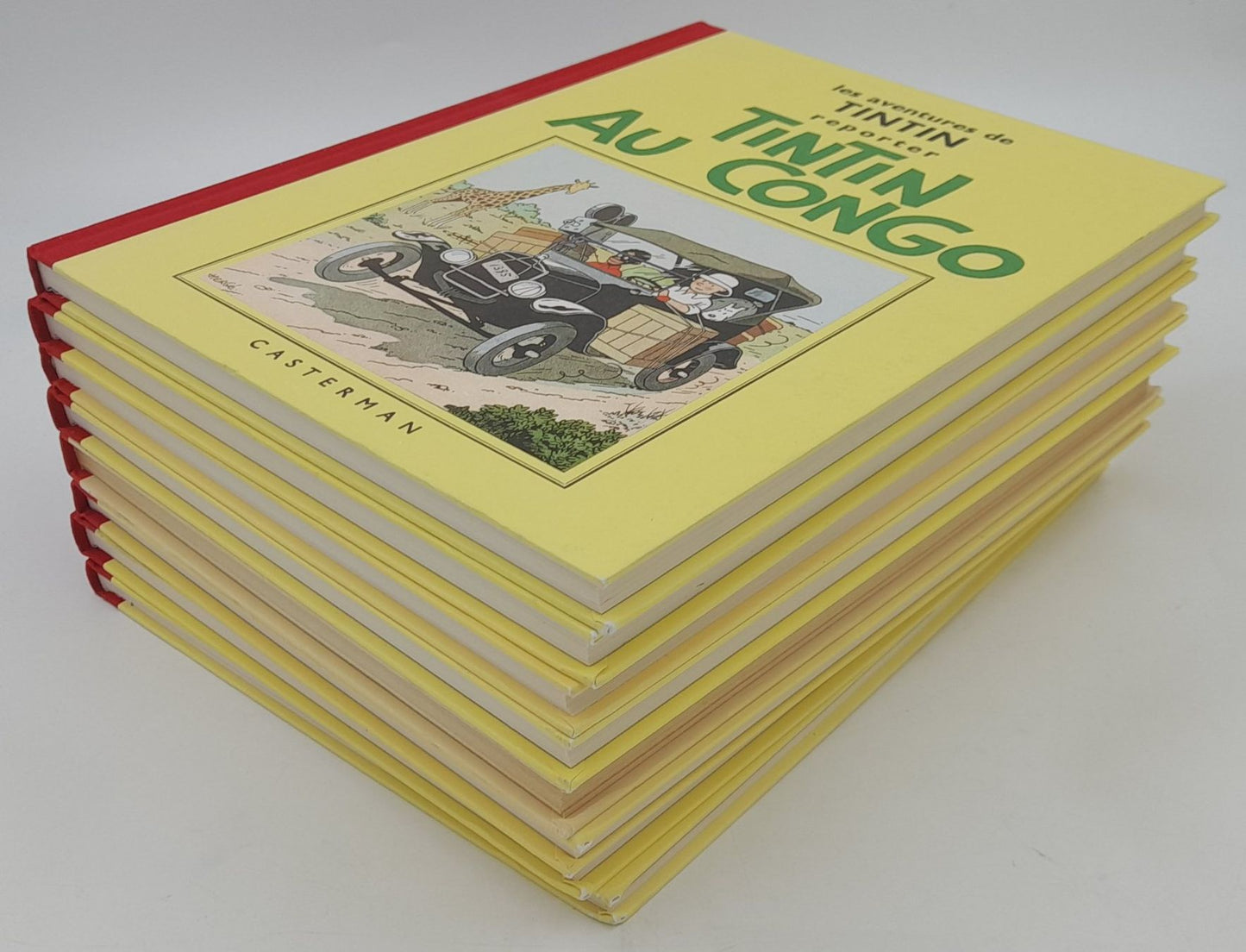 Tintin Lot – Série de 8 Fac-similés Noir & Blanc – Casterman – Très Bon État