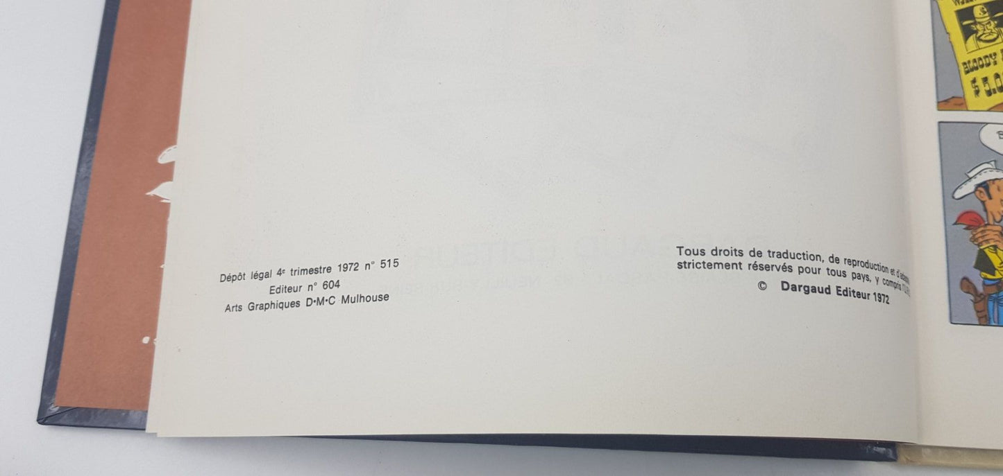 Lucky Luke – Chasseur de Primes – EO 1972 – Morris & Goscinny – Dargaud