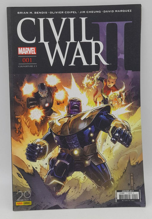 Marvel Civil War II N°1 – Couverture 2/3 – Panini Comics 2017