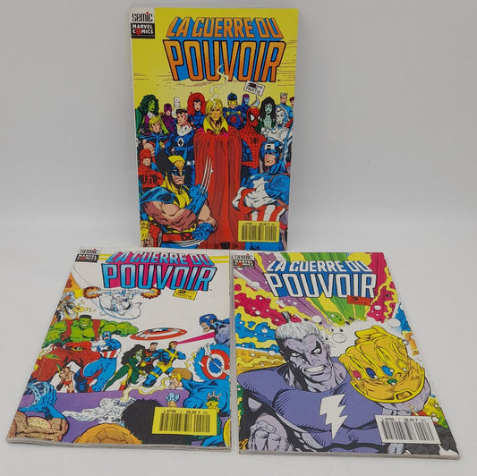 Marvel Thanos – La Guerre du Pouvoir Tomes 1 à 3 – Semic 1992–1993