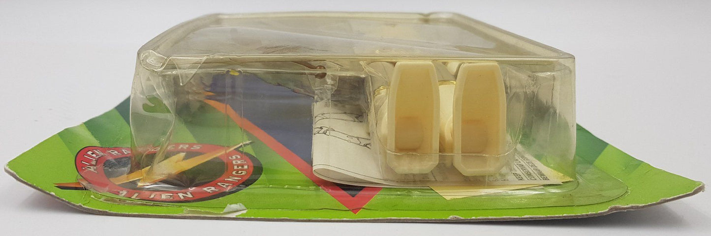 Figurine Power Rangers Battle Borg Blanc (White Battle Borg) de 1995, éditée par Bandai.