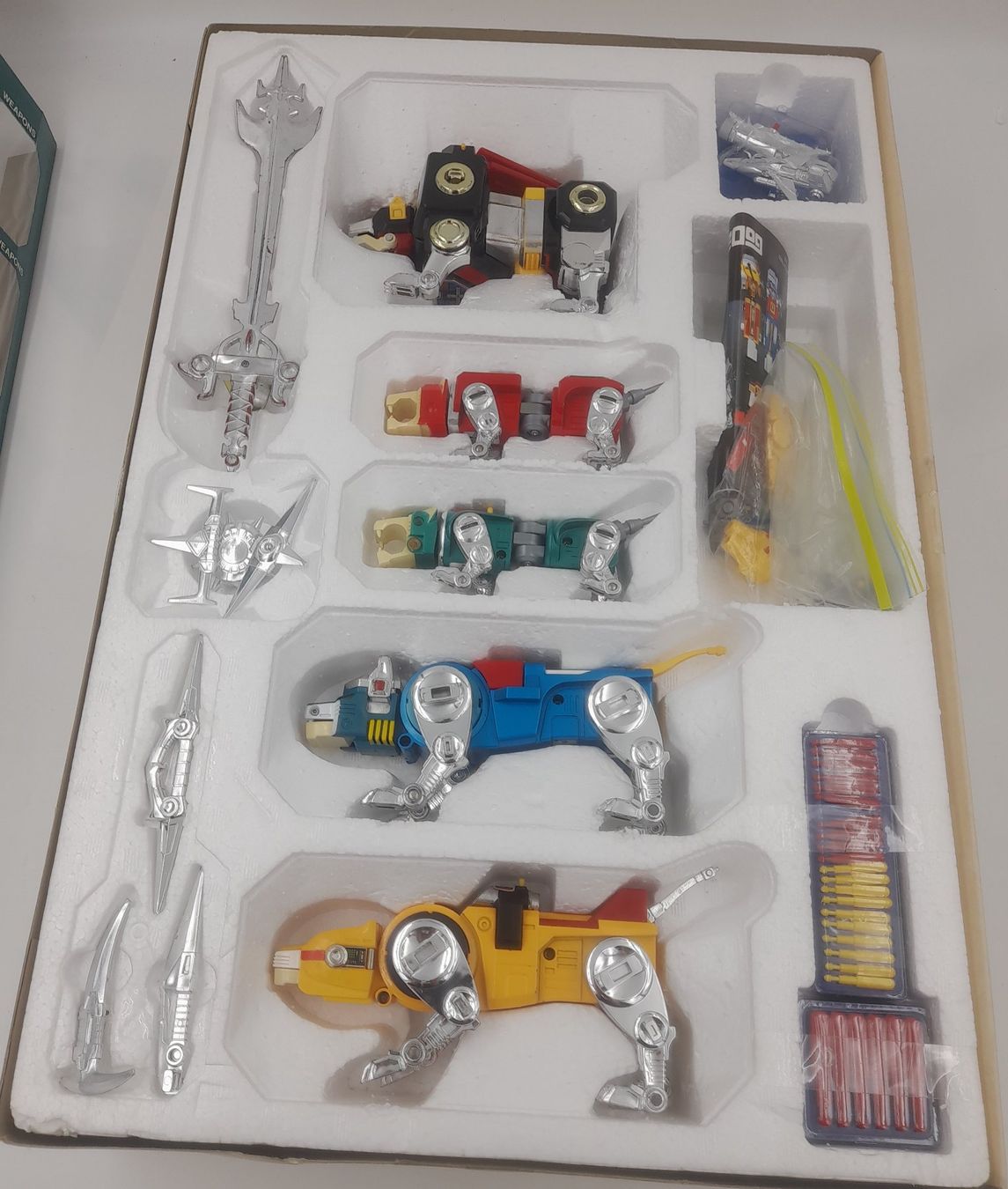 Godaikin Golion / Voltron 1982 – Bandai America – Robot Diecast Complet avec Boîte & Notice