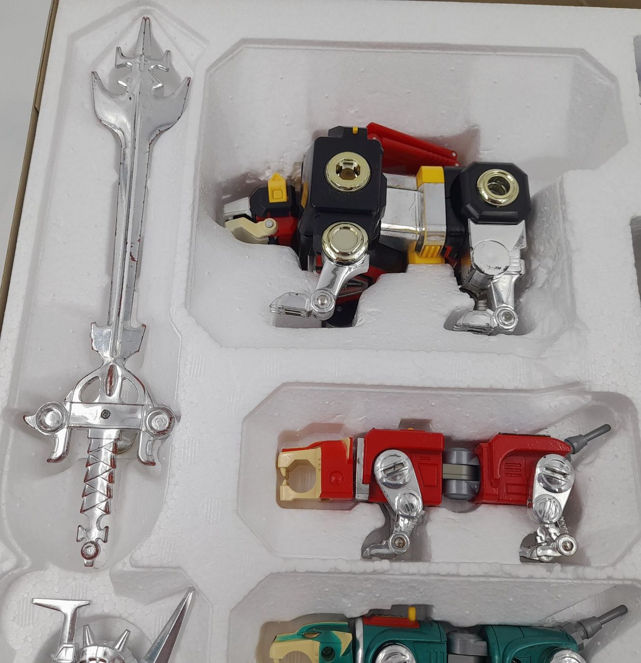 Godaikin Golion / Voltron 1982 – Bandai America – Robot Diecast Complet avec Boîte & Notice