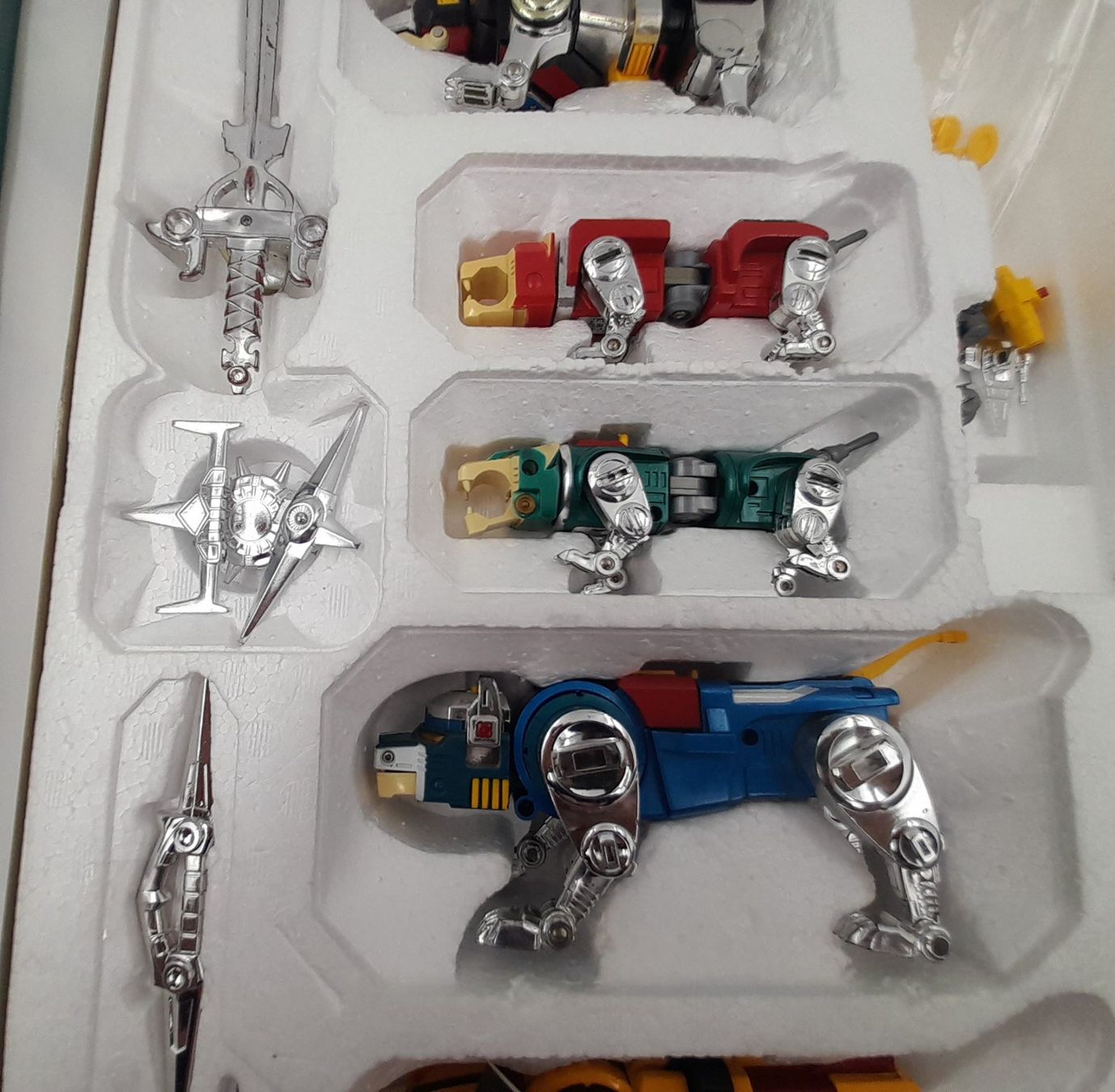Godaikin Golion / Voltron 1982 – Bandai America – Robot Diecast Complet avec Boîte & Notice