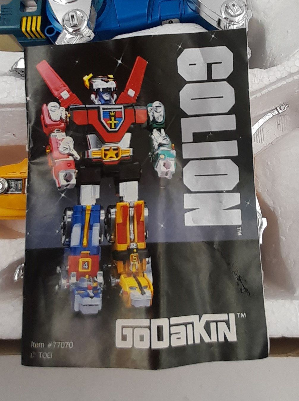 Godaikin Golion / Voltron 1982 – Bandai America – Robot Diecast Complet avec Boîte & Notice