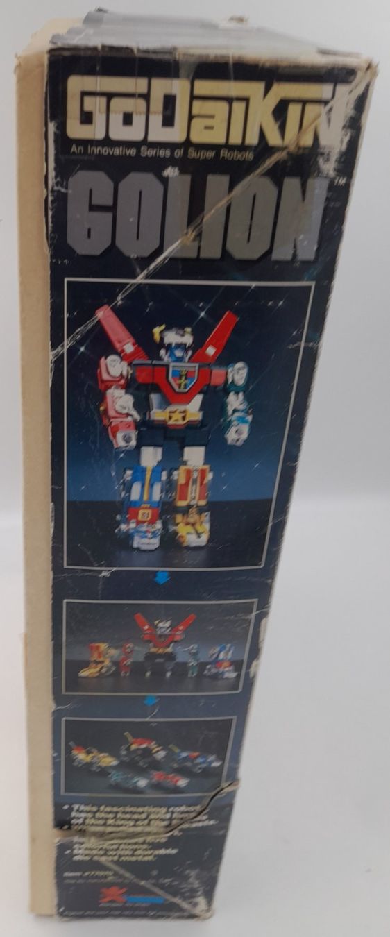Godaikin Golion / Voltron 1982 – Bandai America – Robot Diecast Complet avec Boîte & Notice
