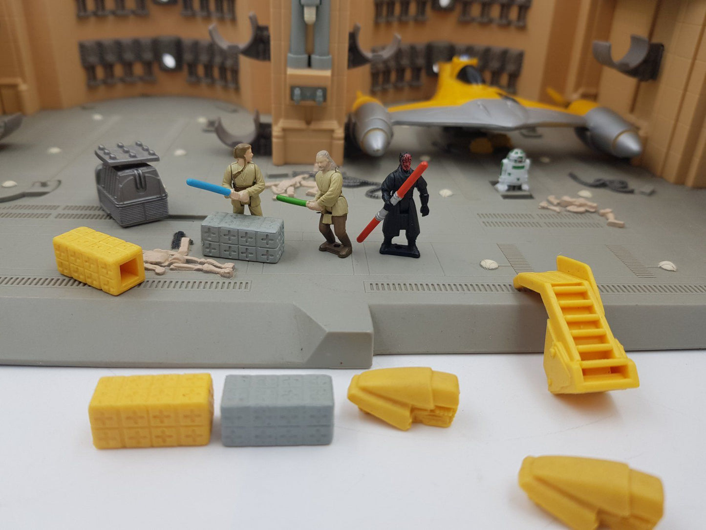 Star Wars Micro Machines Action Fleet Naboo Hangar 1998 Playset