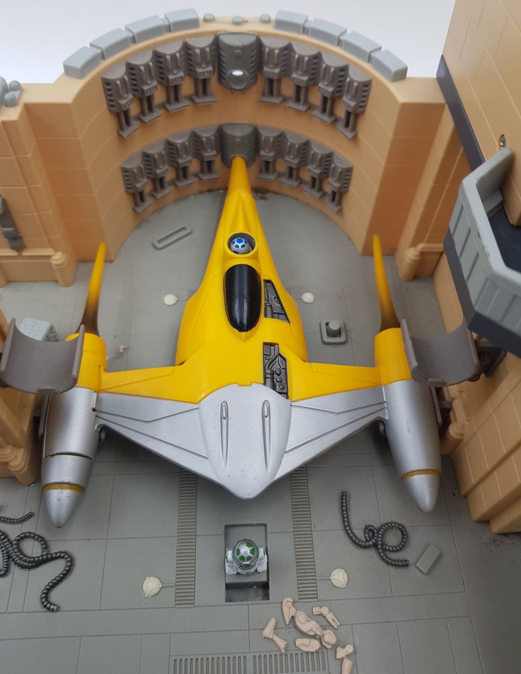 Star Wars Micro Machines Action Fleet Naboo Hangar 1998 Playset