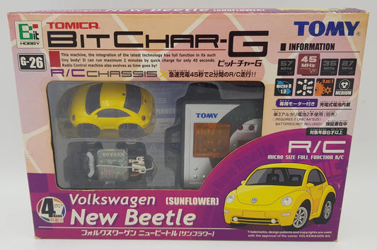 Tomica Bit Char-G G-26 – Volkswagen New Beetle Sunflower – Tomy